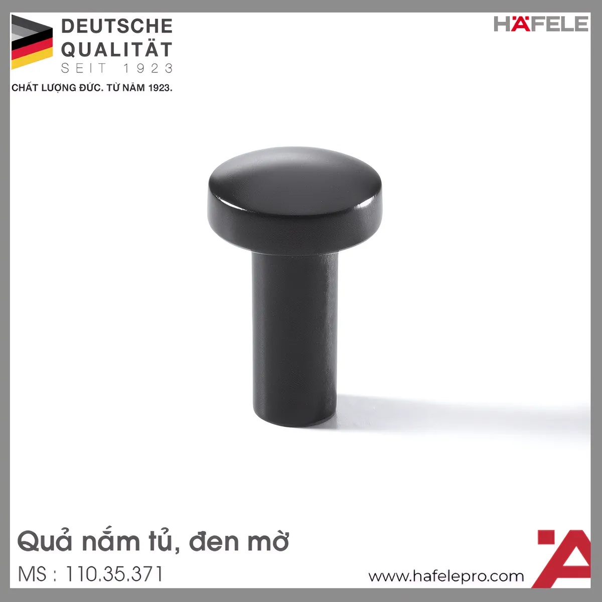 Quả Nắm Tủ H1340 Hafele 110.35.371 - HafelePro