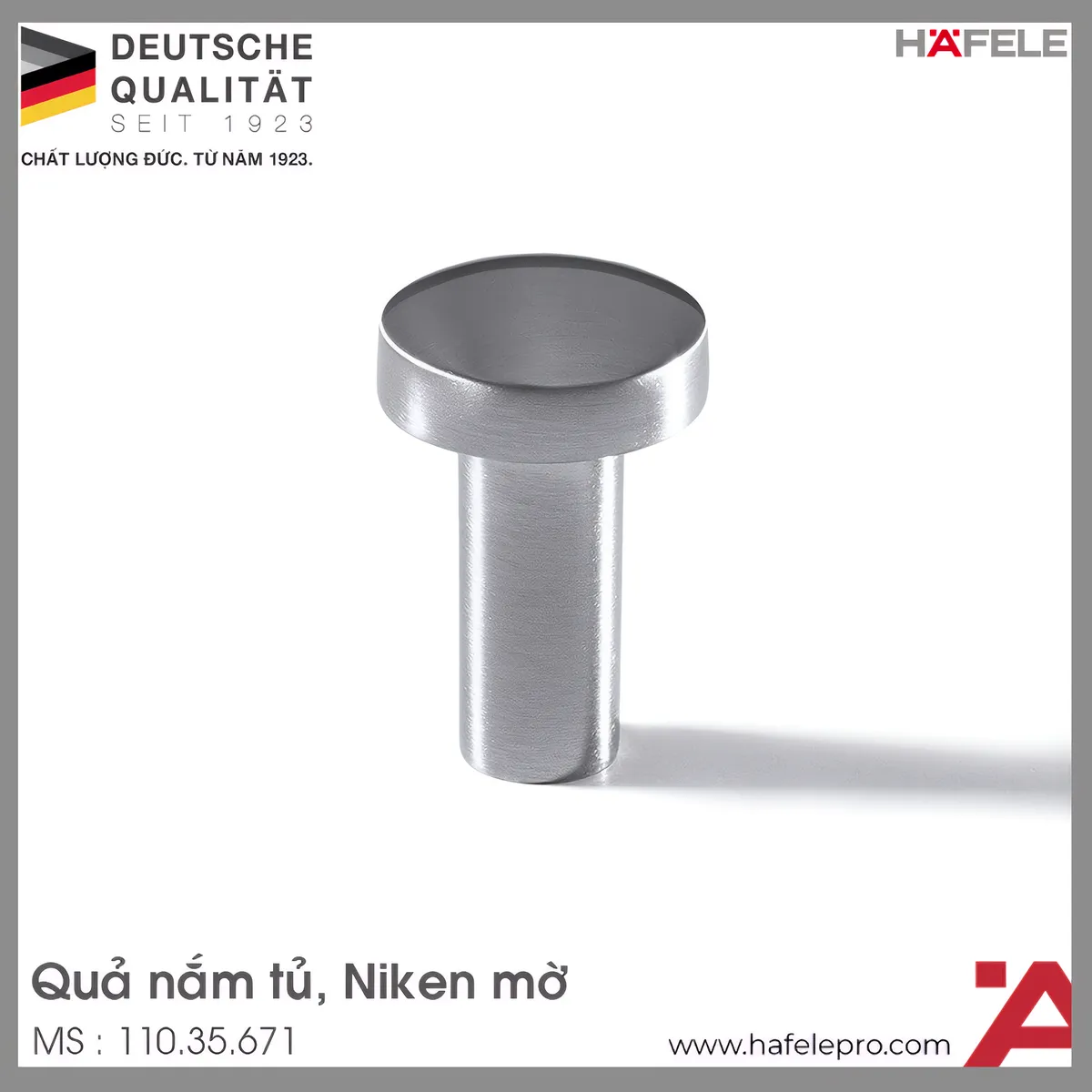 Quả Nắm Tủ H1340 Hafele 110.35.671