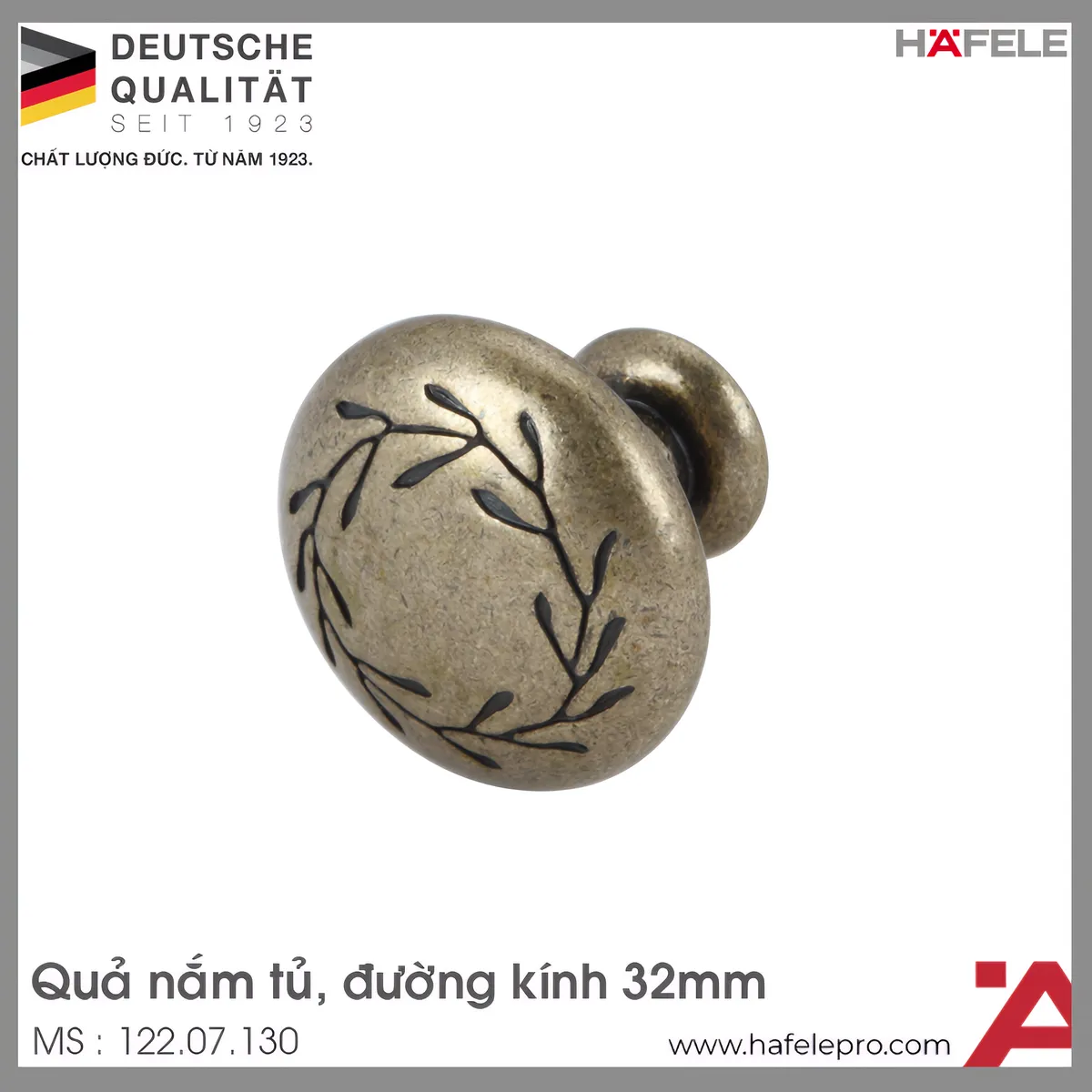 Quả Nắm Cổ Điển Hafele 122.07.130