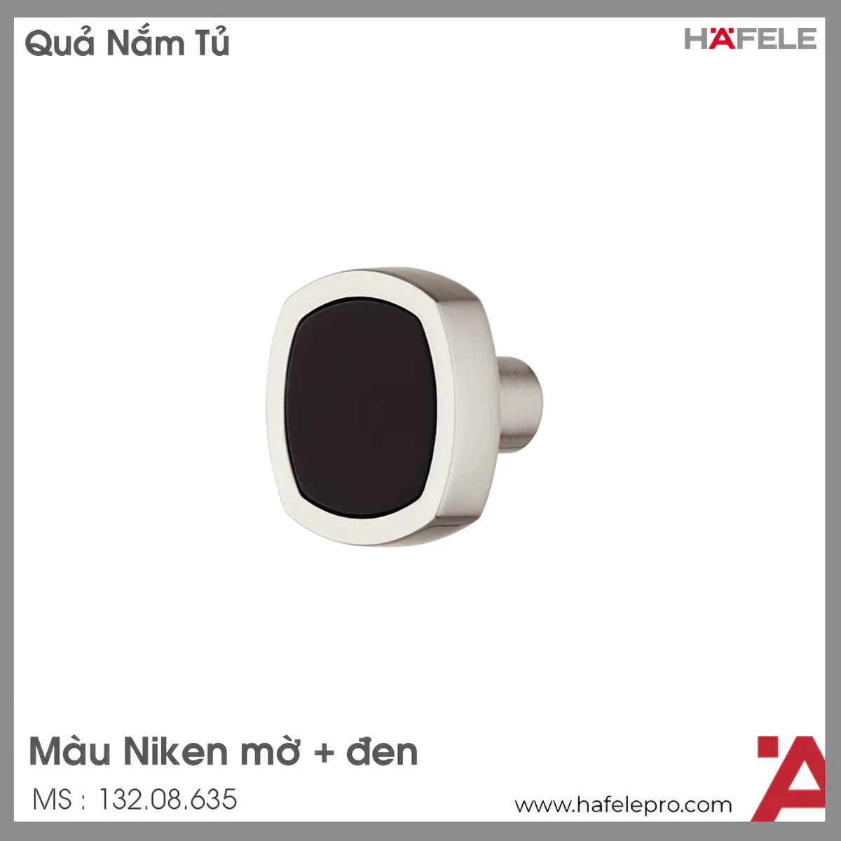 Quả Nắm Tủ Hafele 132.08.635