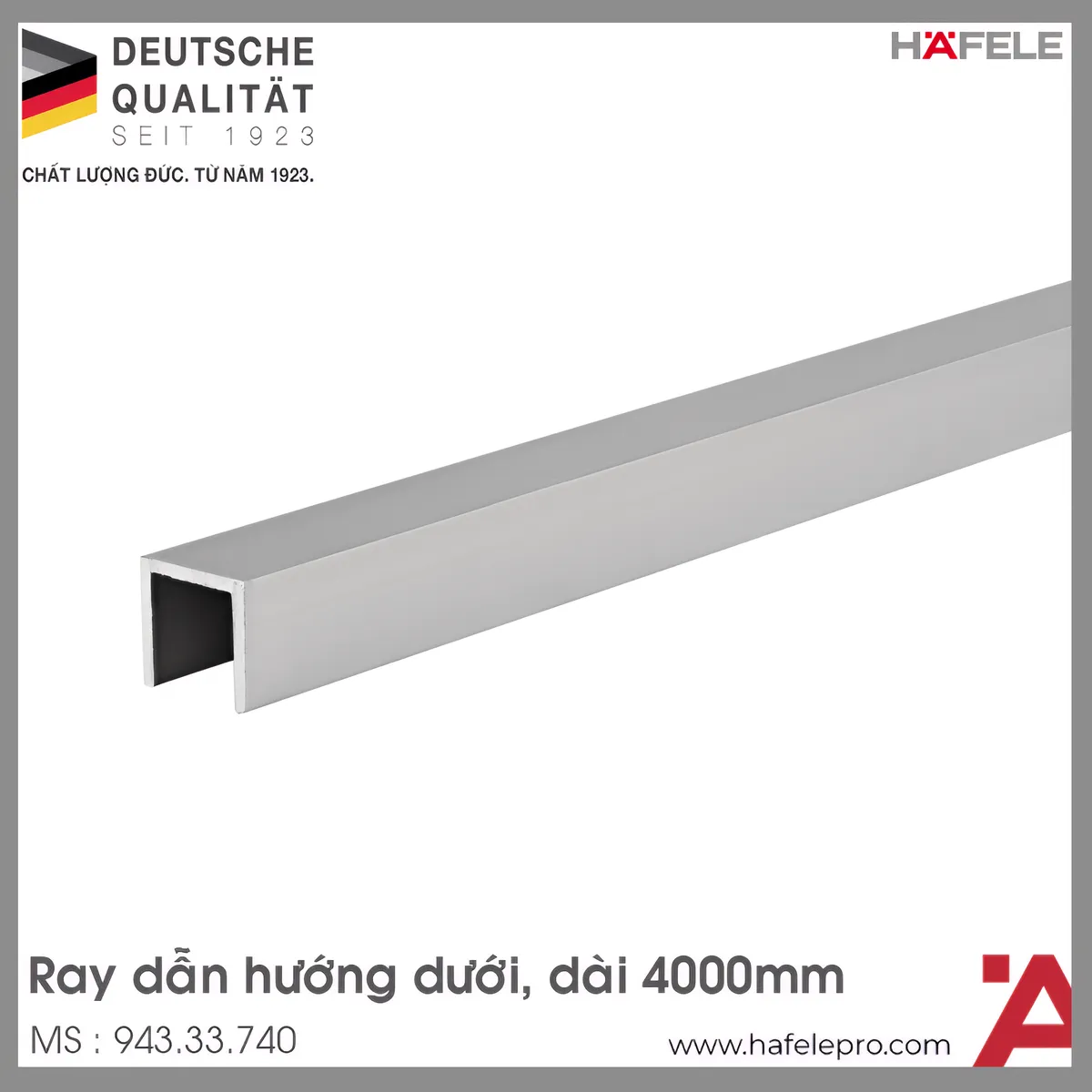 Ray Dẫn Hướng Dưới 4000mm Hafele 943.33.740