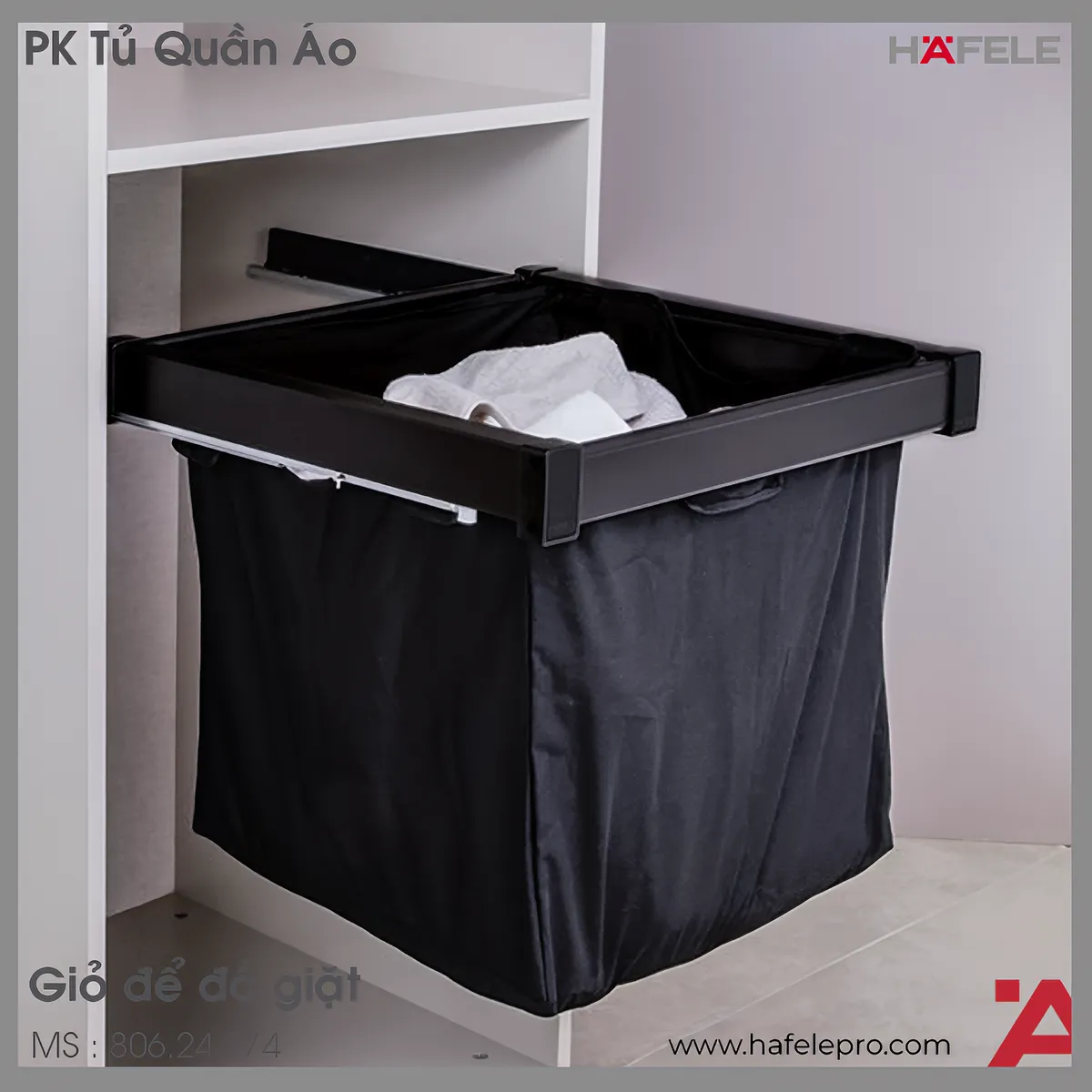 Giỏ Để Đồ Giặt 600mm Hafele 806.24.374