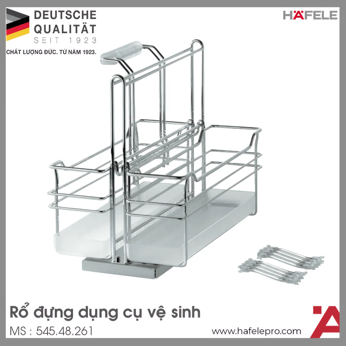 Bộ Rổ Đựng Dụng Cụ Vệ Sinh Portero Set 2 Hafele 545.48.261