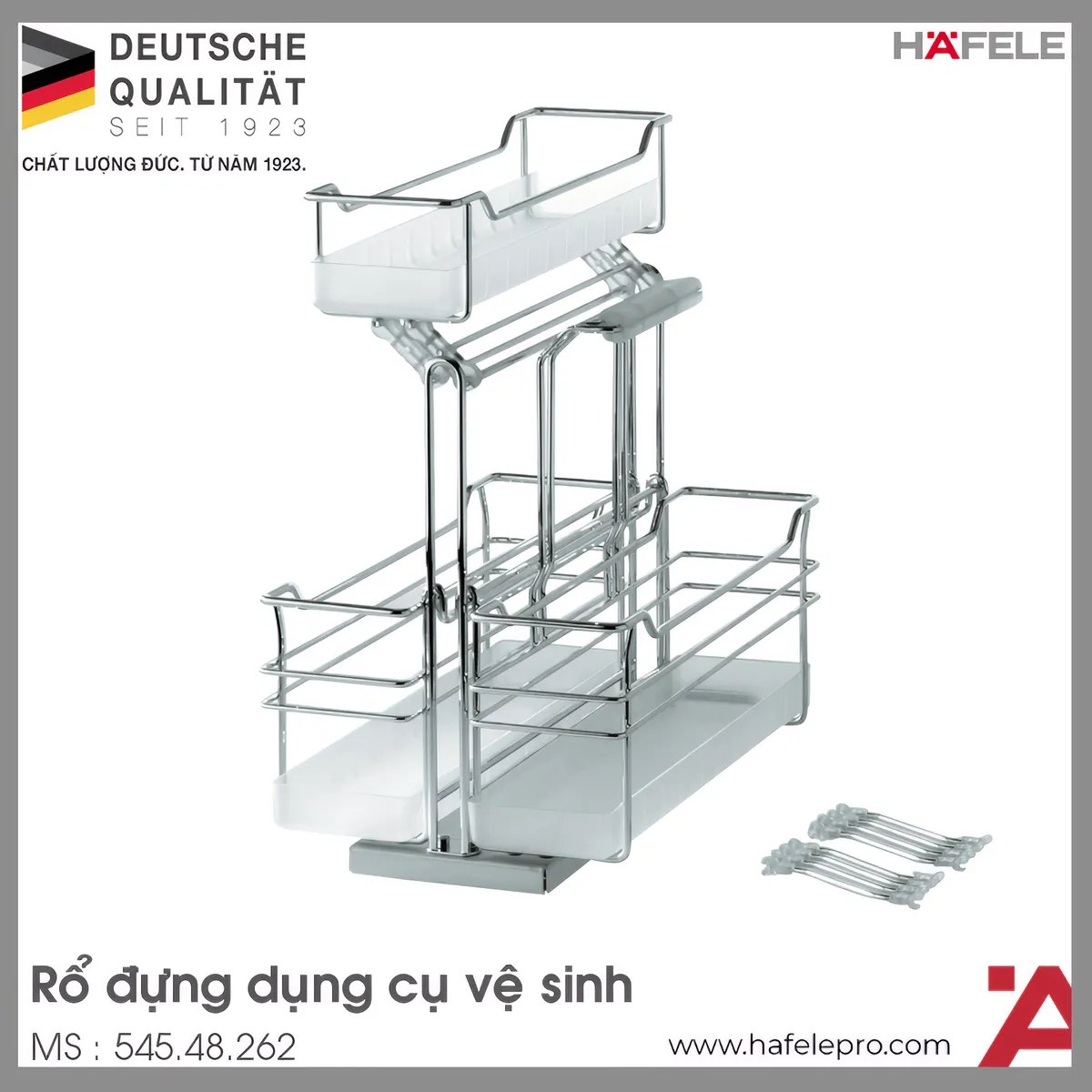 Rổ Đựng Dụng Cụ Vệ Sinh Portero 3 Hafele 545.48.262