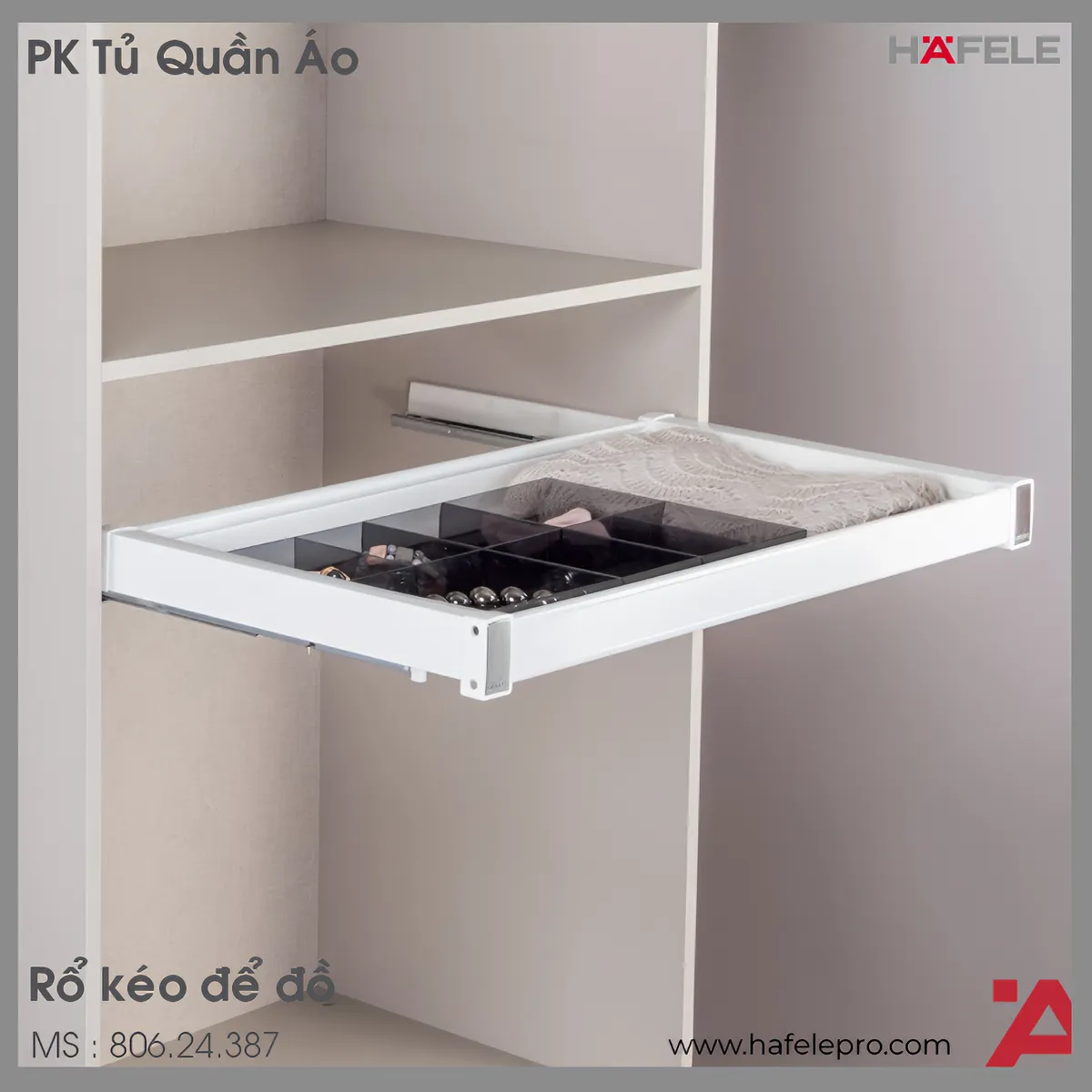 Khung Rổ Kéo Premio 900mm Hafele 806.24.387