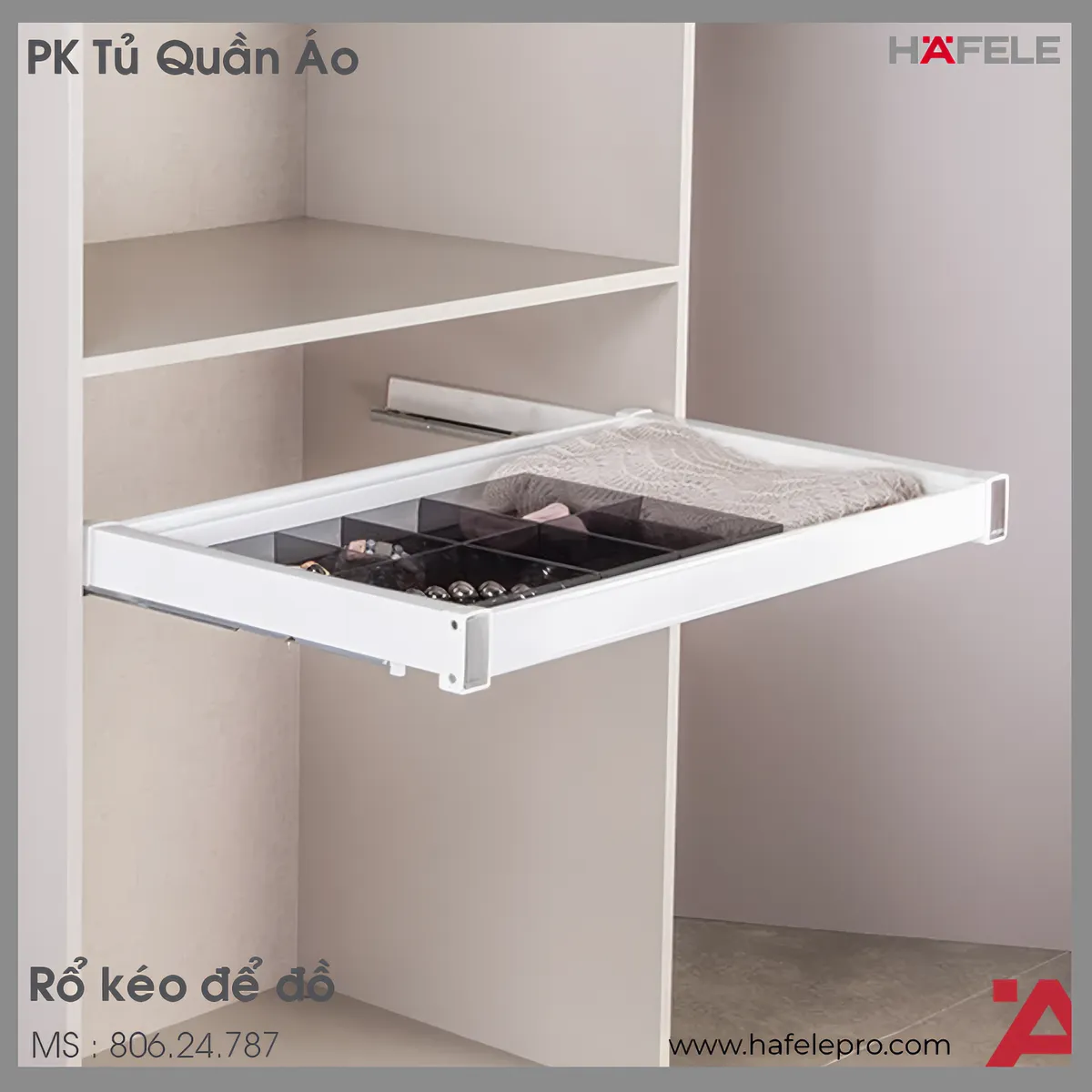 Khung Rổ Kéo Premio 900mm Hafele 806.24.787