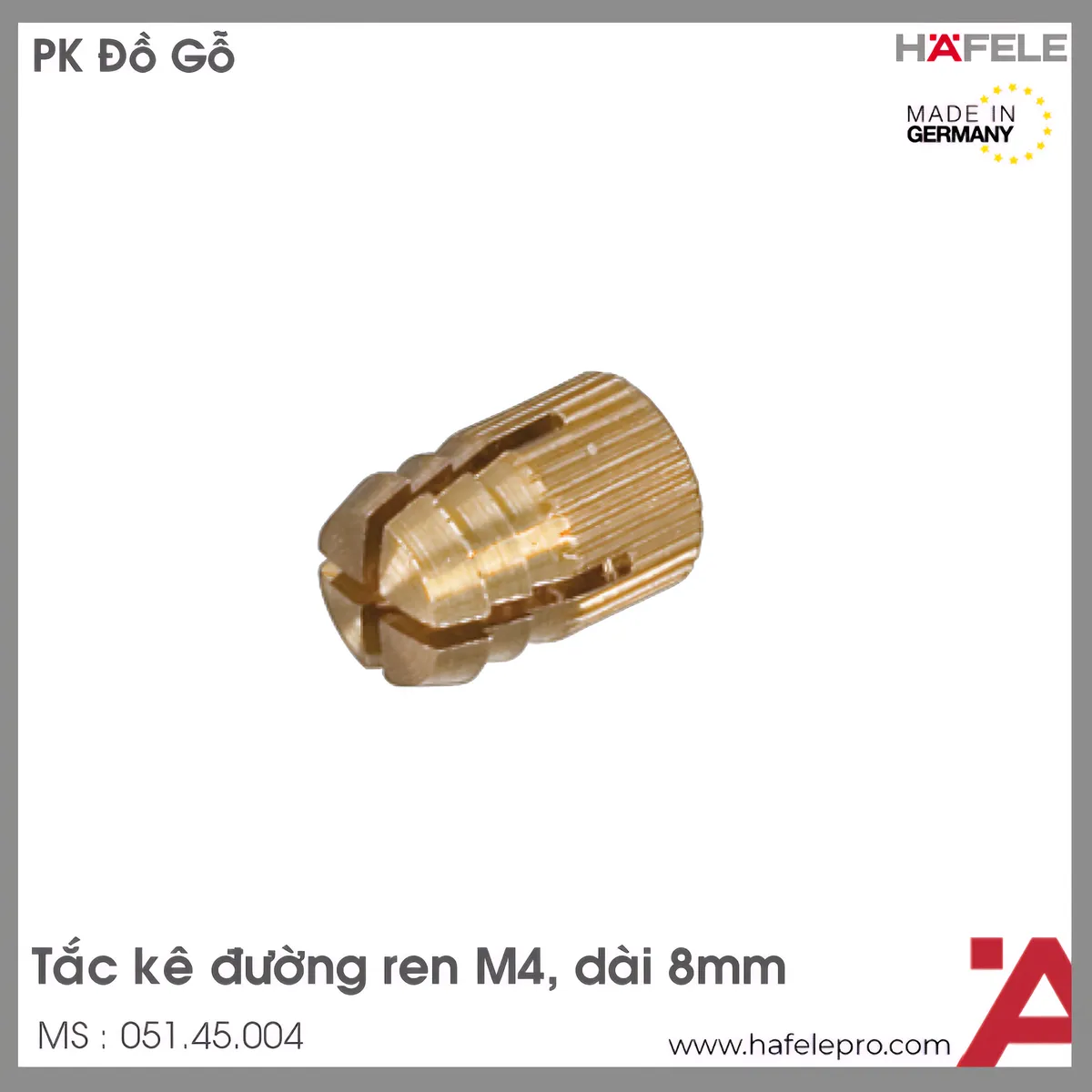 Tắc Kê Đường Ren M4 Hafele 051.45.004