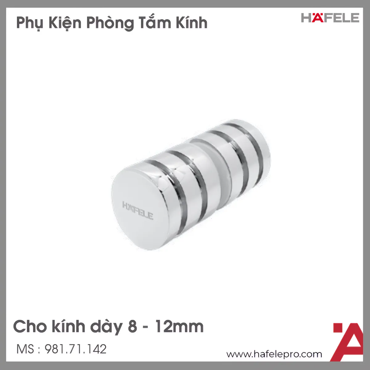 Tay Nắm Cho Cửa Kính Hafele 981.71.142