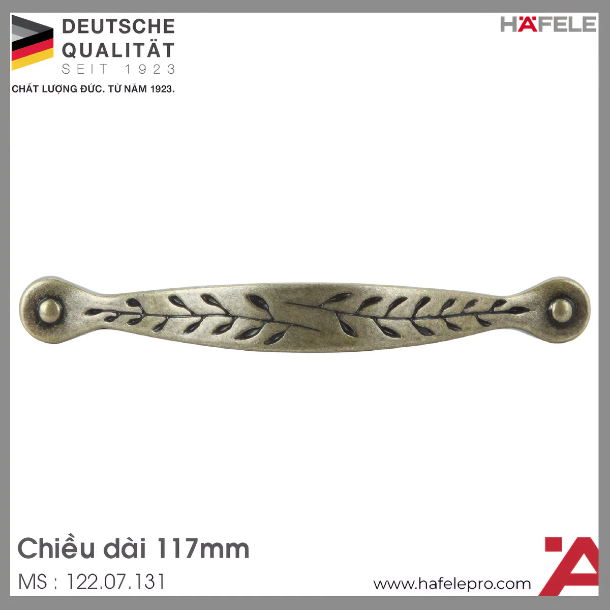 Tay Nắm Cổ Điển 117mm Hafele 122.07.131