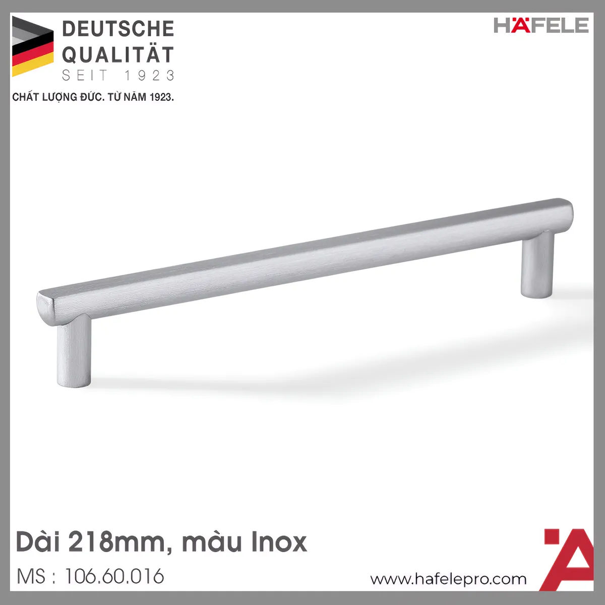 Tay Nắm Tủ 218mm H1560 Hafele 106.60.016