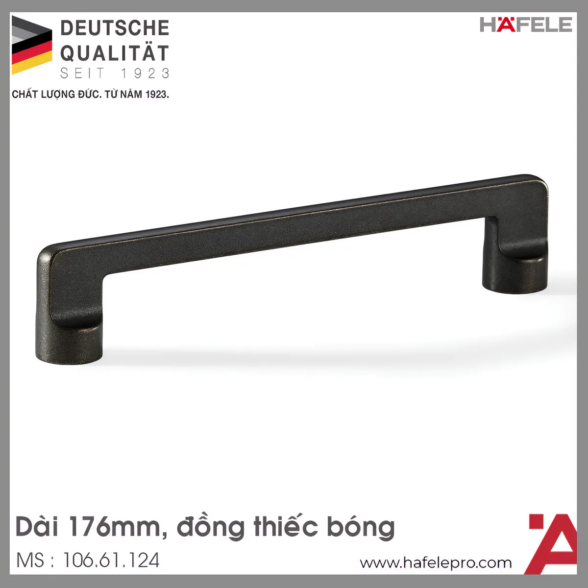 Tay Nắm Tủ 176mm Hafele 106.61.124