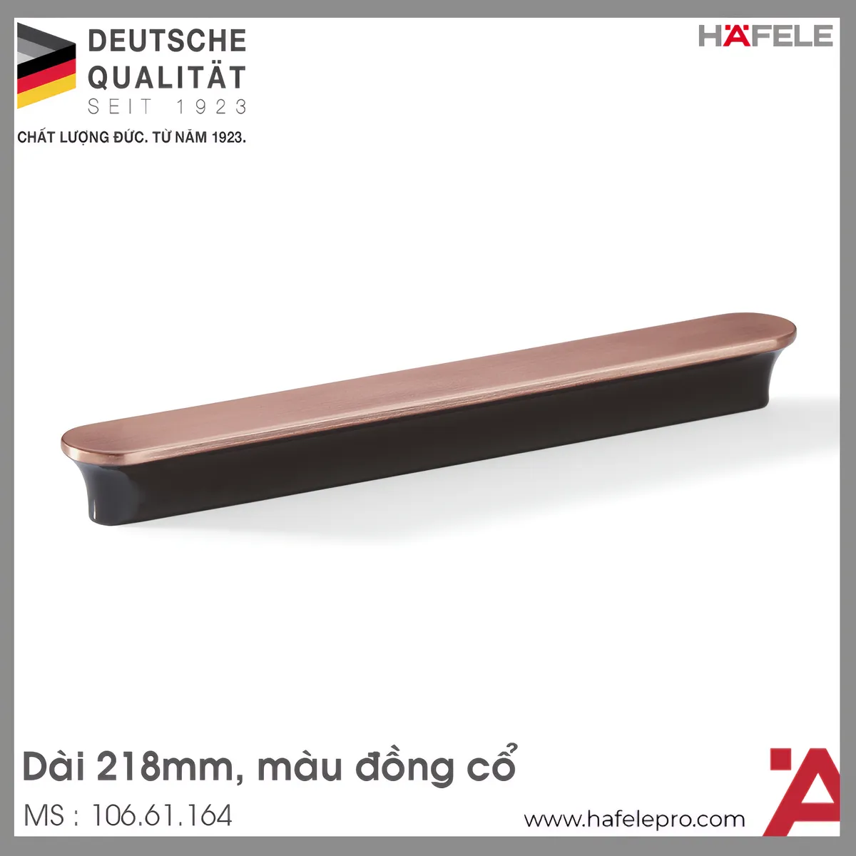 Tay Nắm Tủ Màu Đồng Cổ D18mm Hafele 106.61.164