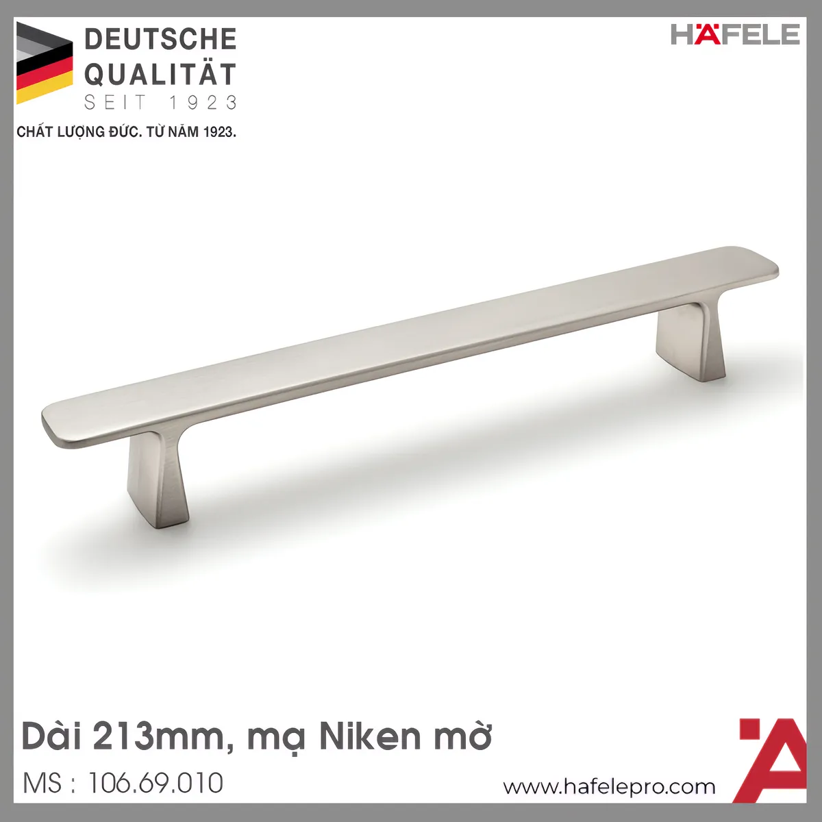 Tay Nắm Tủ 213mm H2115 Hafele 106.69.010
