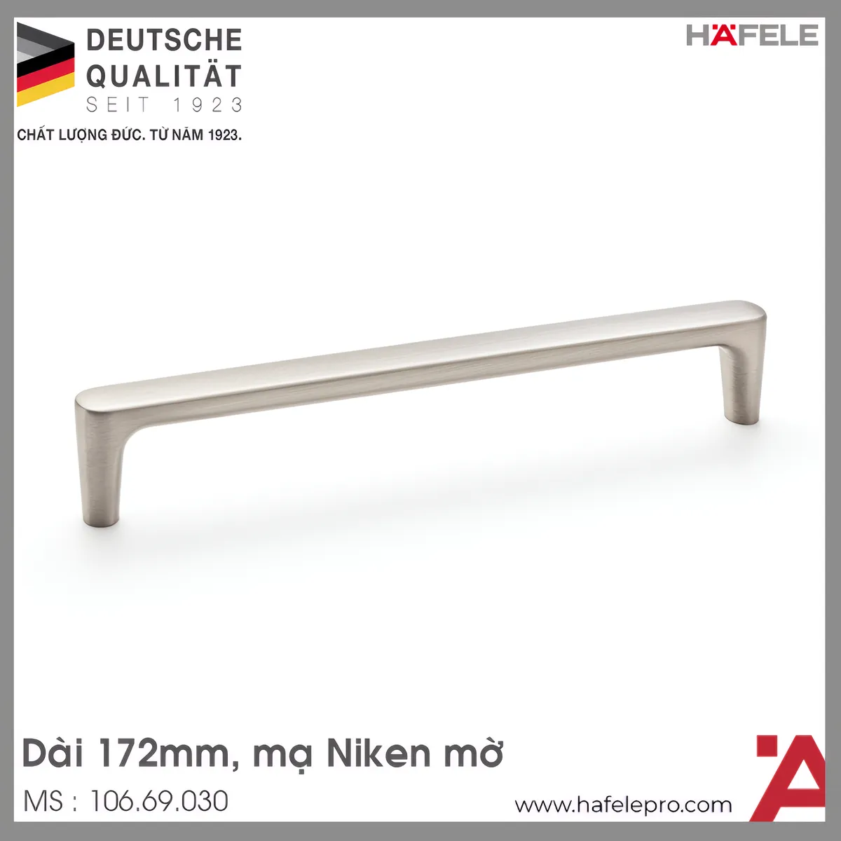 Tay Nắm Tủ 172mm H2125 Hafele 106.69.030