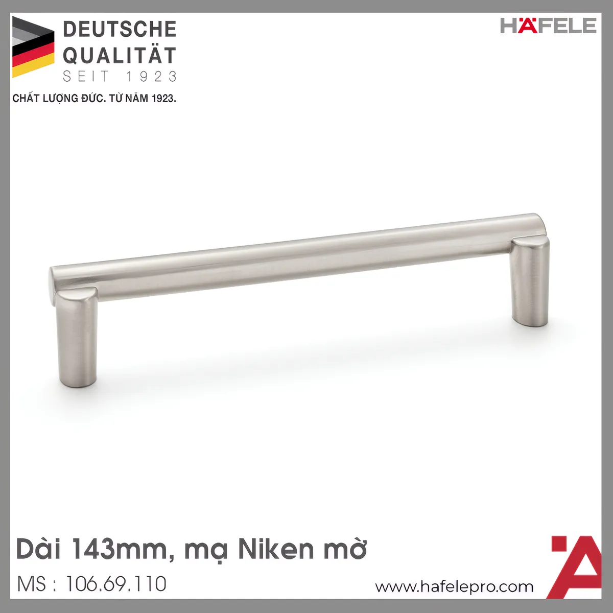 Tay Nắm Tủ 143mm H2120 Hafele 106.69.110
