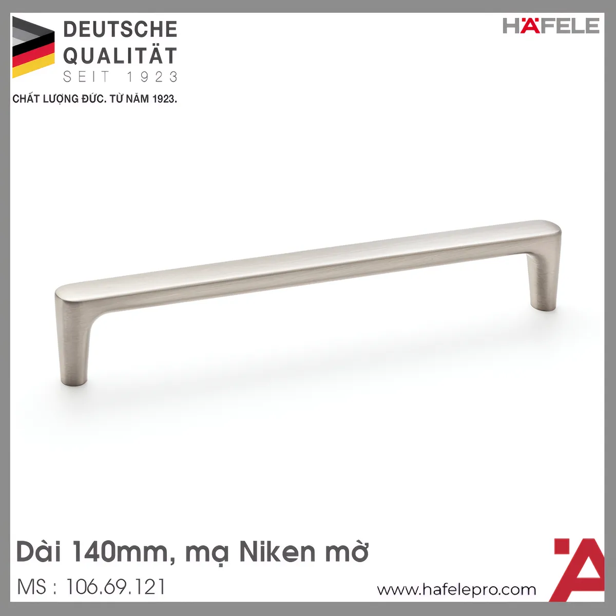 Tay Nắm Tủ 140mm H2125 Hafele 106.69.121