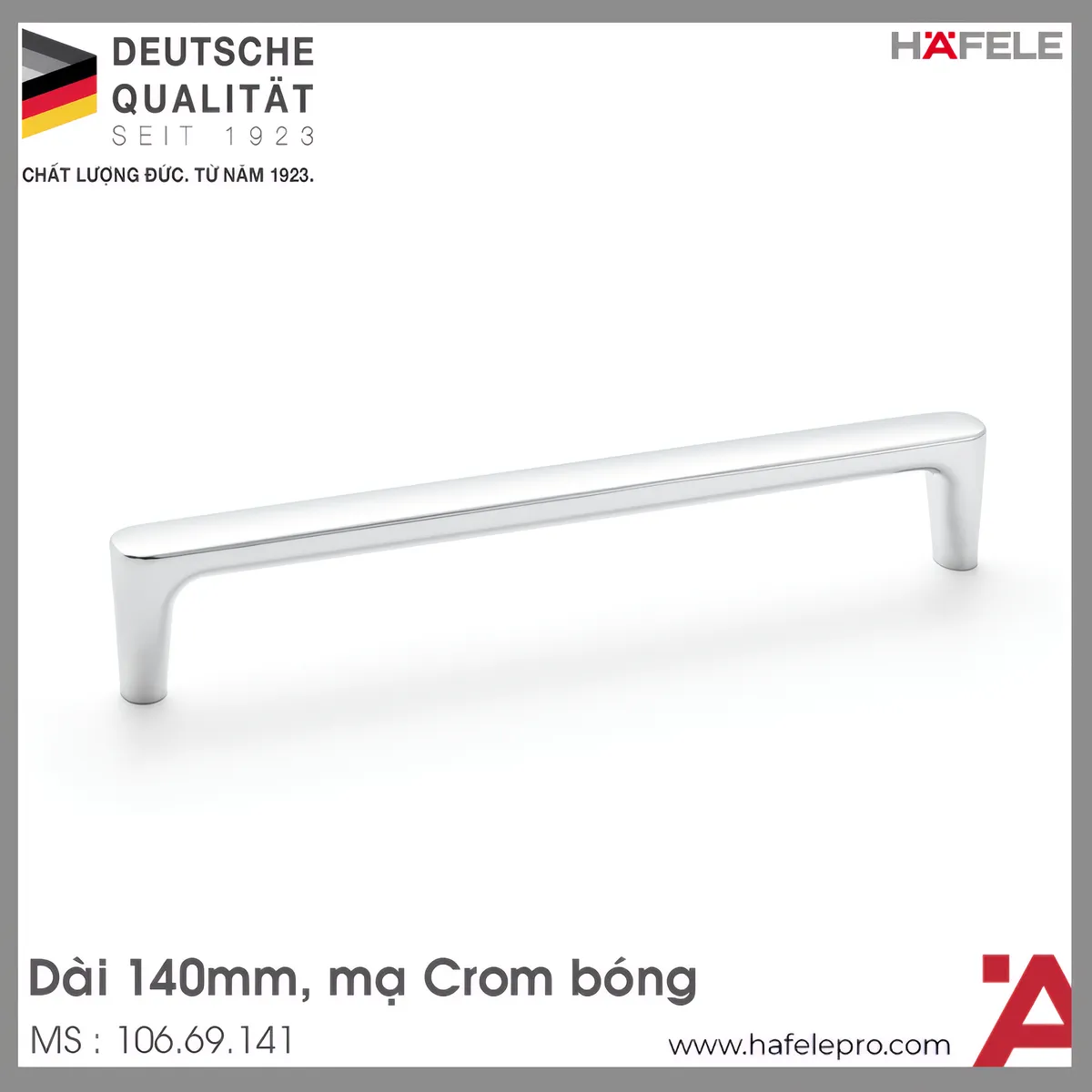 Tay Nắm Tủ 140mm H2125 Hafele 106.69.141