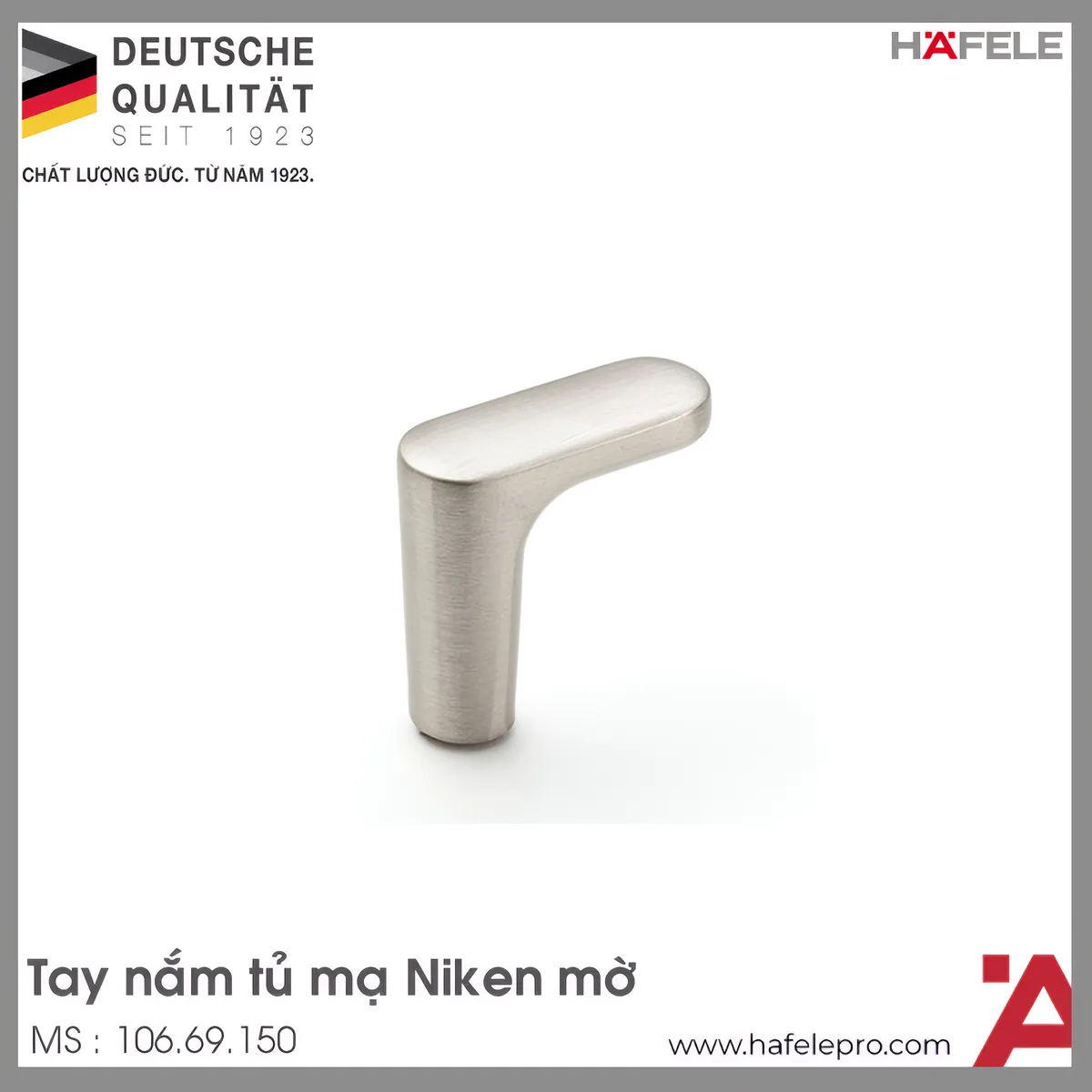 Quả Nắm Tủ H2130 Hafele 106.69.150