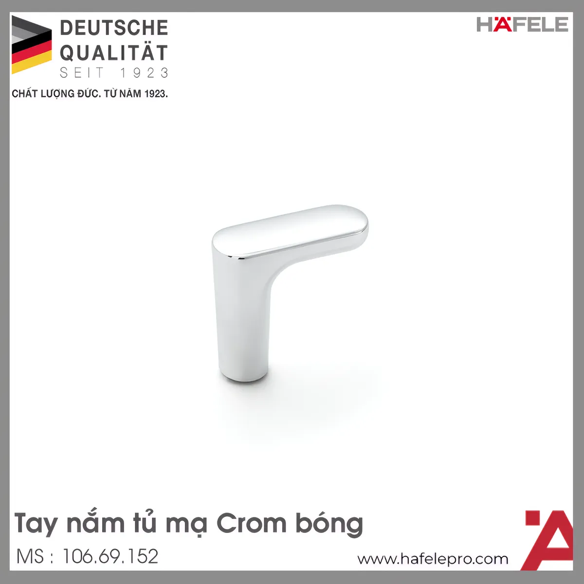 Quả Nắm Tủ H2130 Hafele 106.69.152