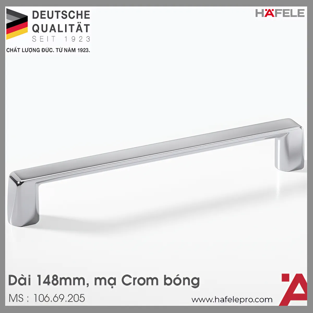 Tay Nắm Tủ 148mm H1390 Hafele 106.69.205