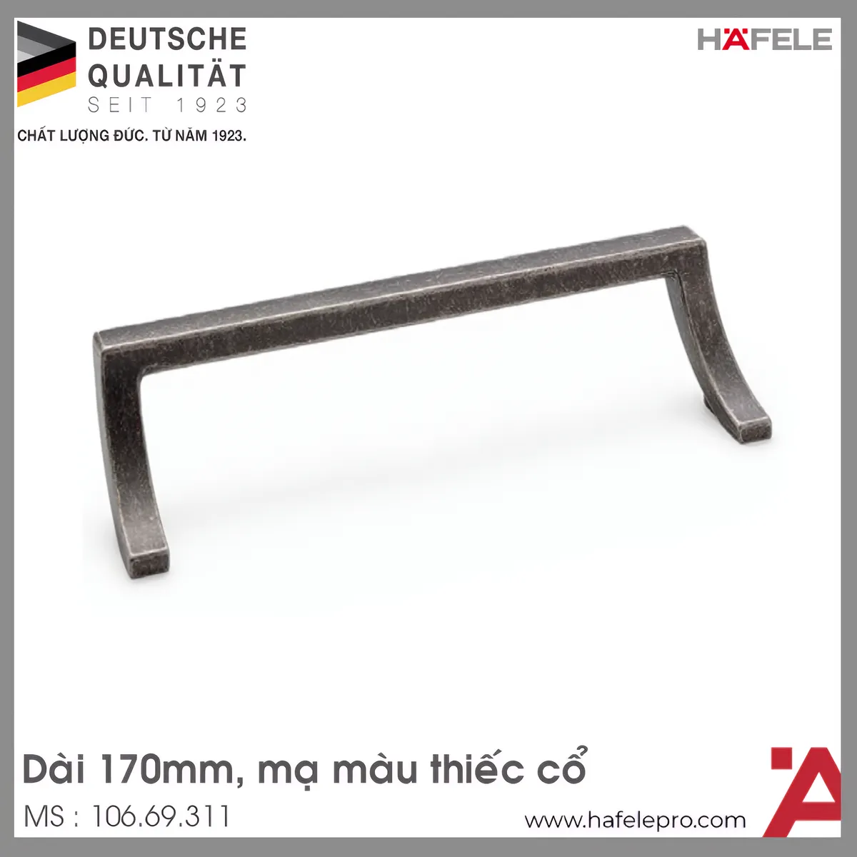 Tay Nắm Tủ 170mm H2190 Hafele 106.69.311