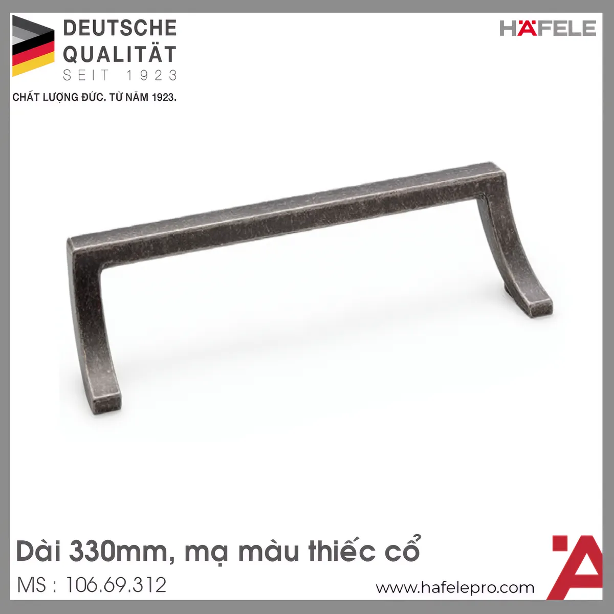 Tay Nắm Tủ 330mm H2190 Hafele 106.69.312