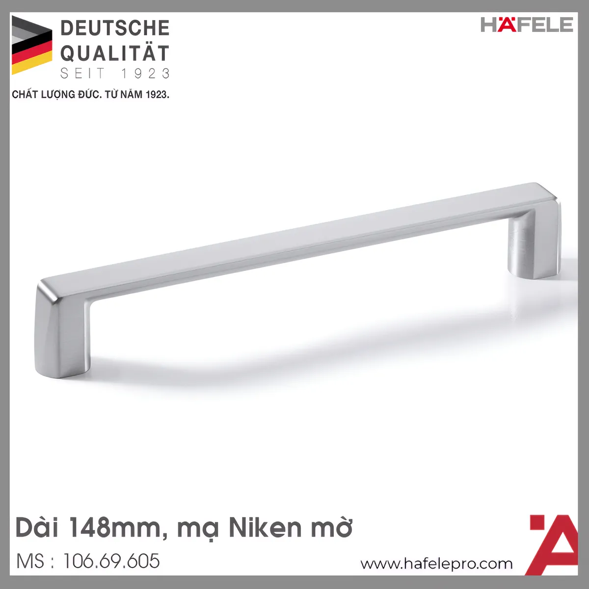Tay Nắm Tủ 148mm H1390 Hafele 106.69.605