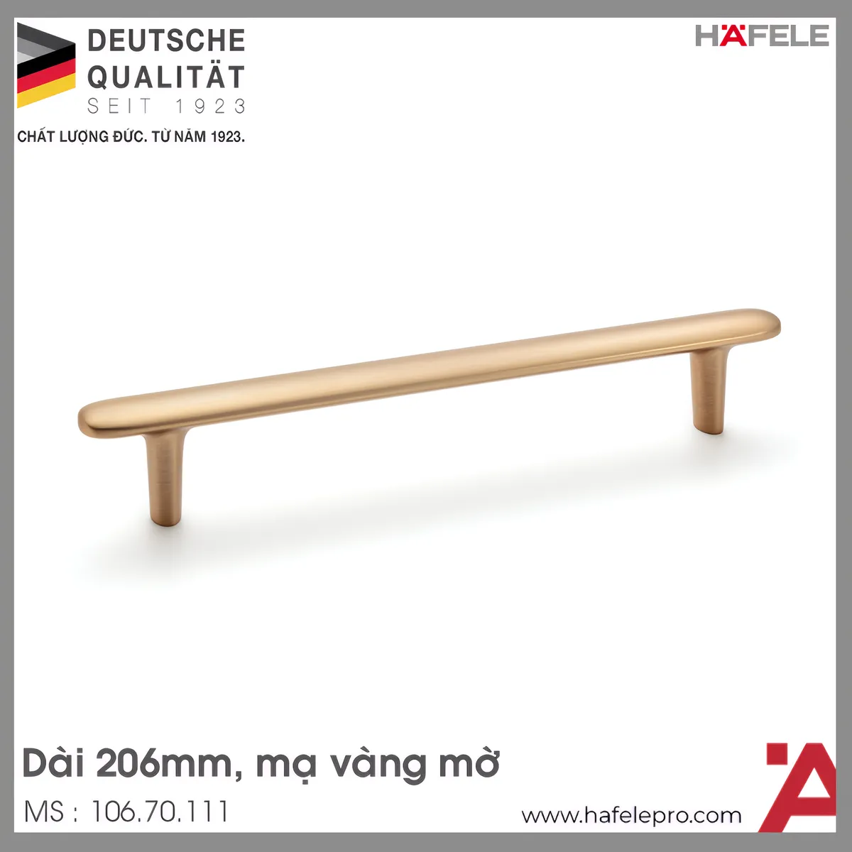 Tay Nắm Tủ 206mm H2135 Hafele 106.70.111