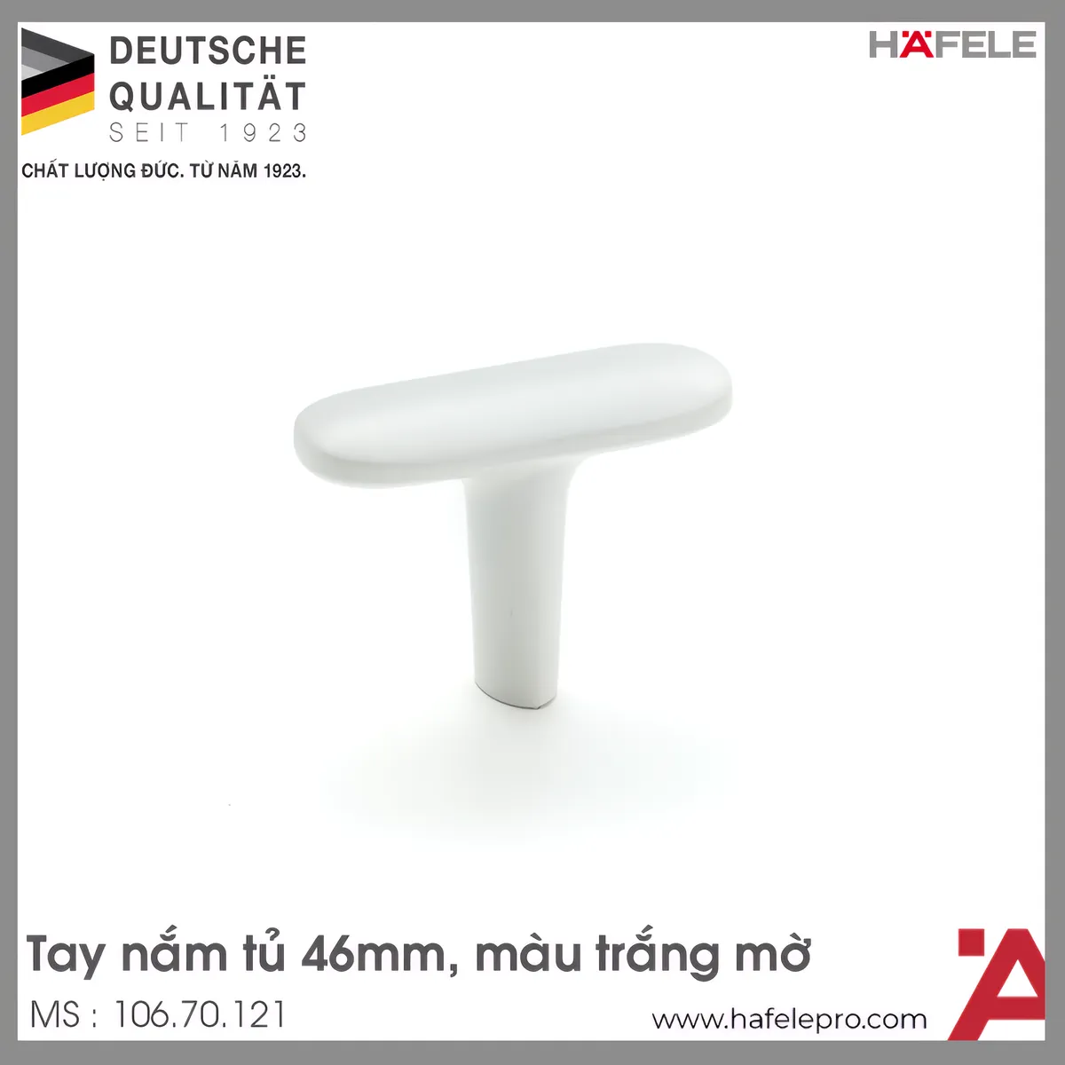 Quả Nắm Tủ 46mm H2140 Hafele 106.70.121
