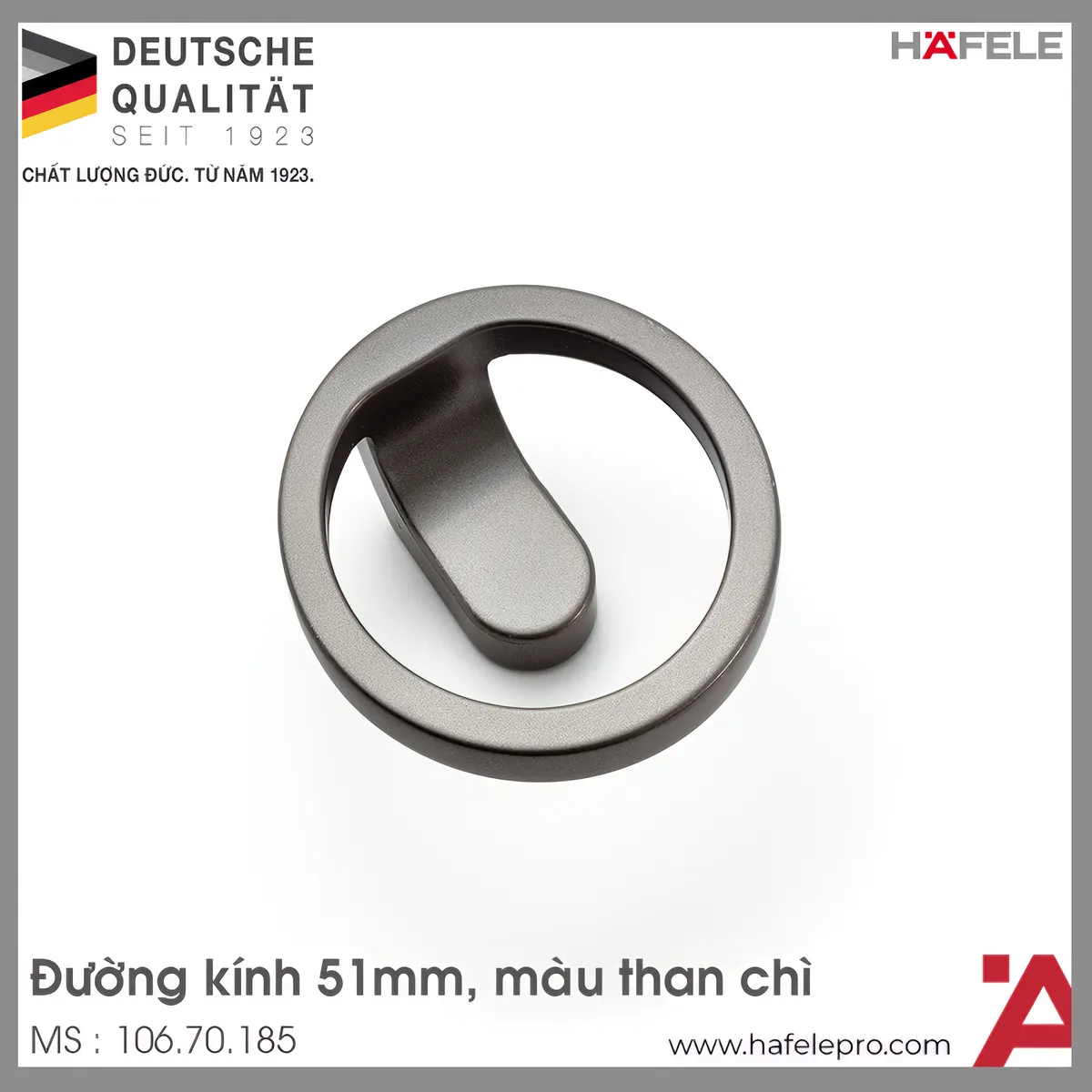 Quả Nắm Tủ H2160 Hafele 106.70.185