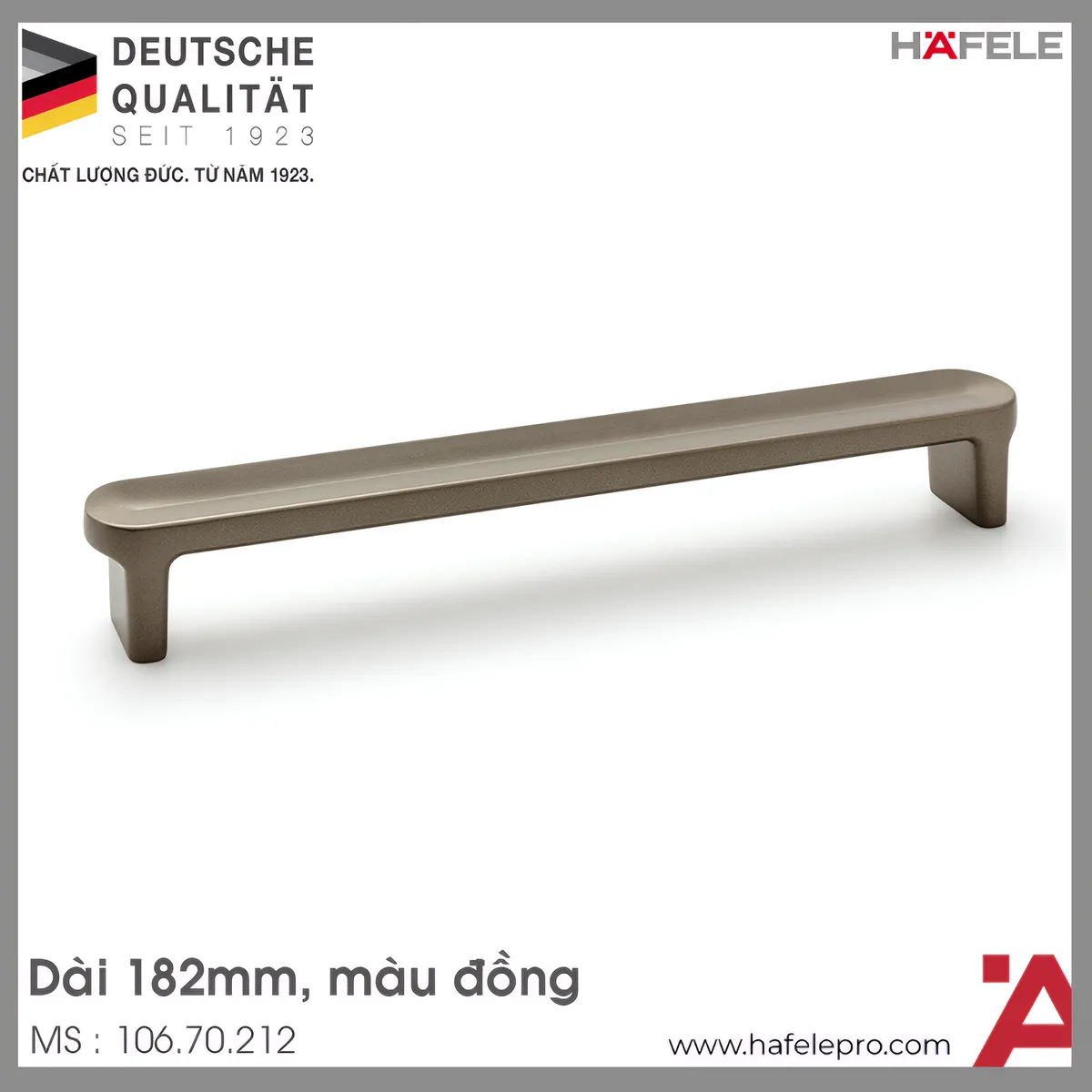 Tay Nắm Tủ 182mm H2110 Hafele 106.70.212