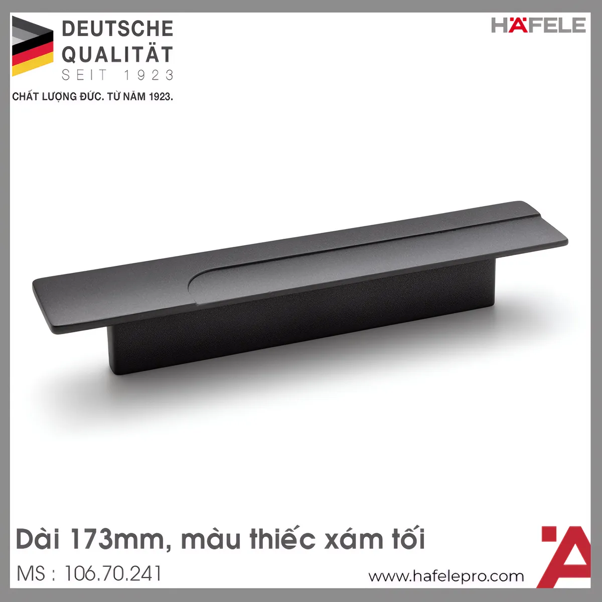 Tay Nắm Tủ 173mm H2195 Hafele 106.70.241