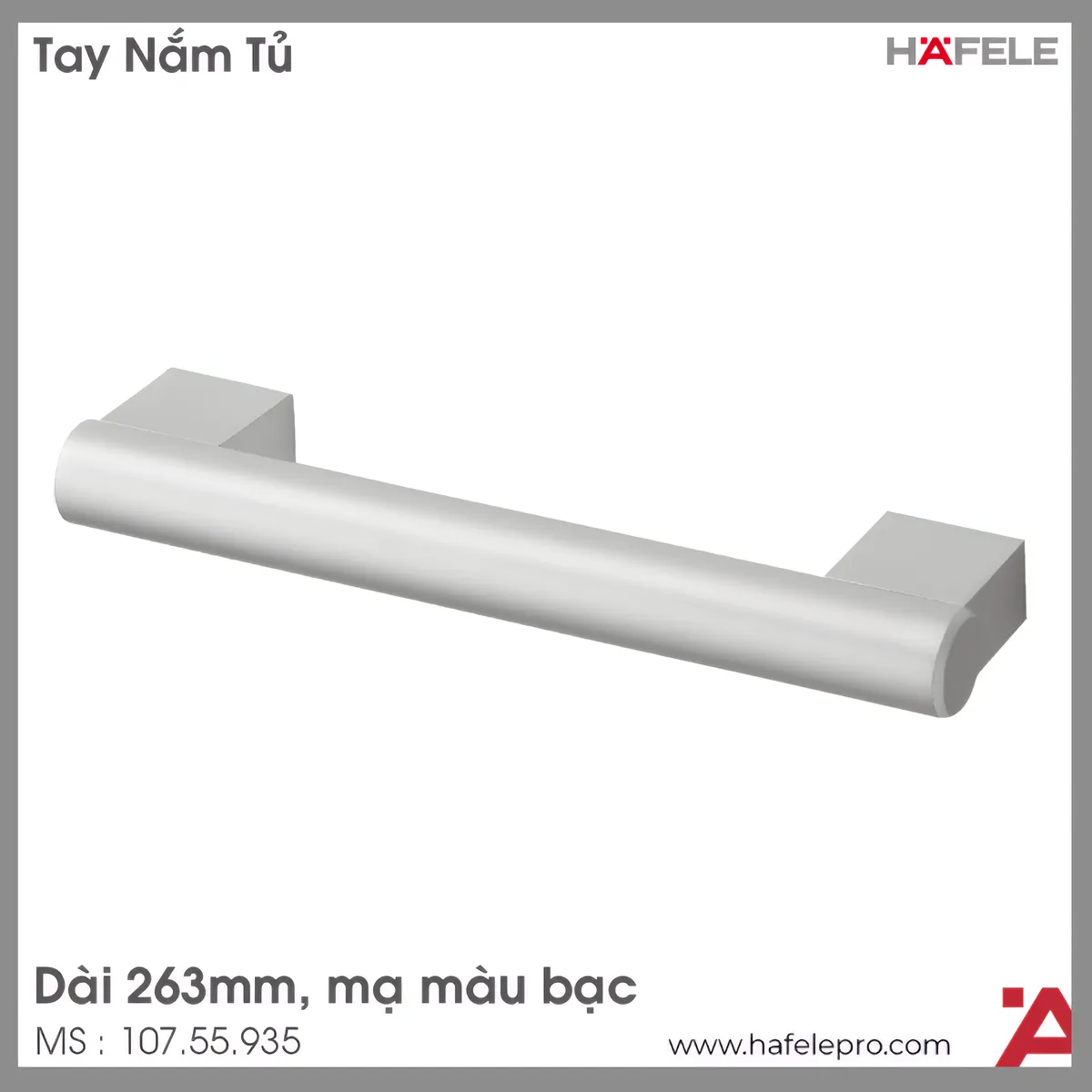 Tay Nắm Nhôm 263mm Hafele 107.55.935