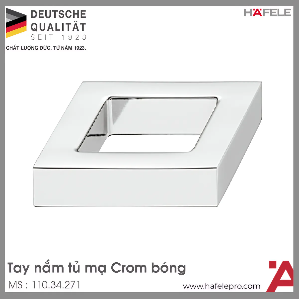 Tay Nắm Tủ H1320 Hafele 110.34.271