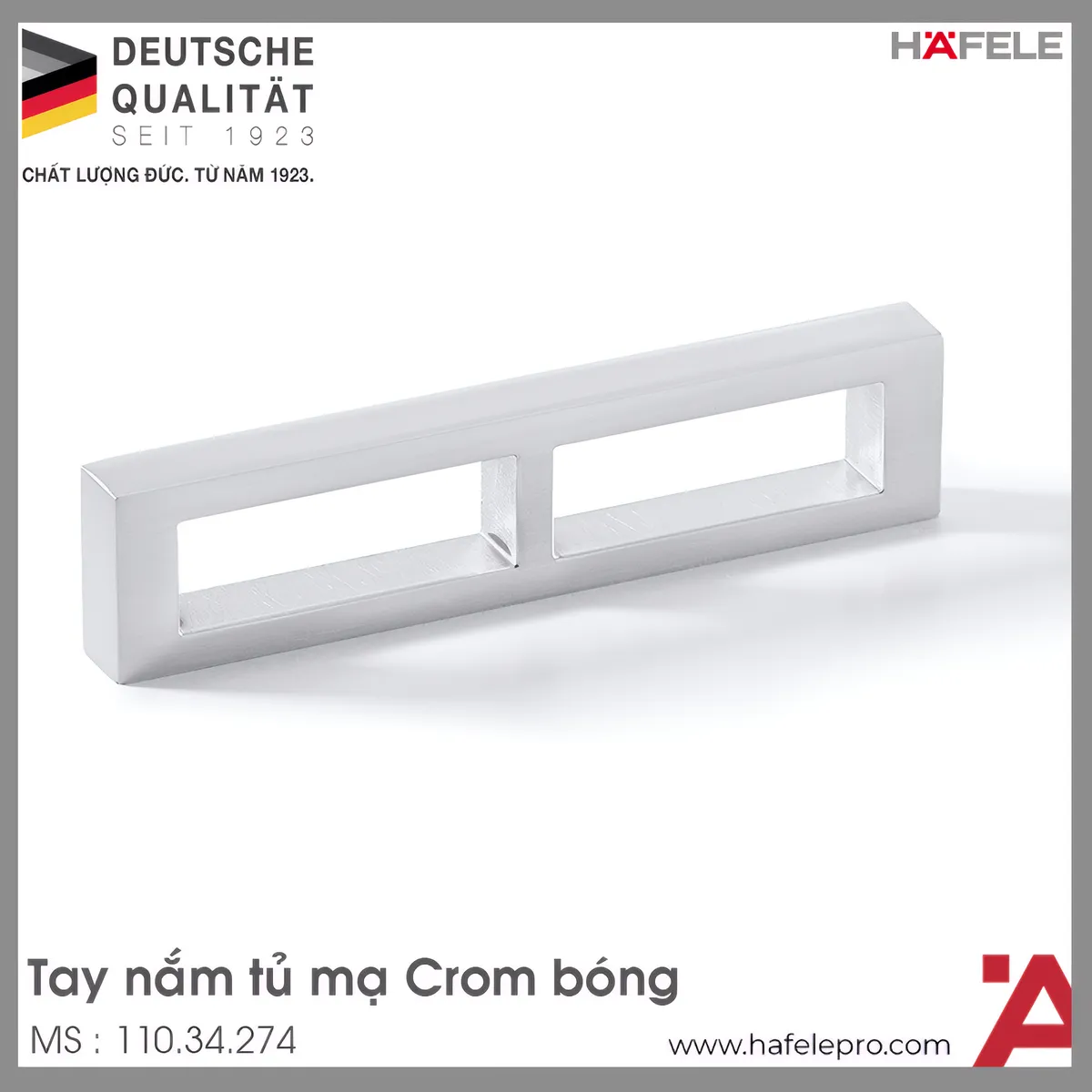 Tay Nắm Tủ H1320 Hafele 110.34.274