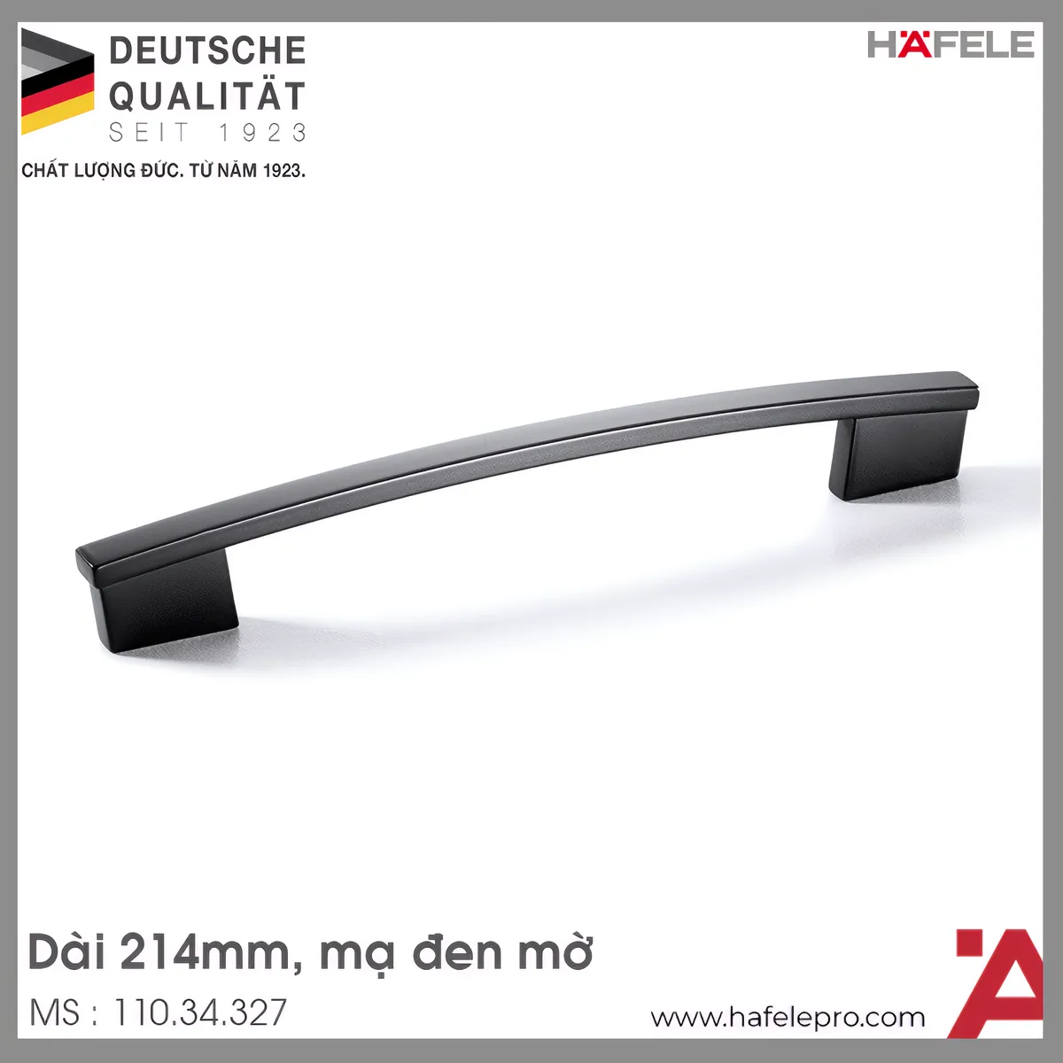 Tay Nắm Tủ 214mm H1345 Hafele 110.34.327