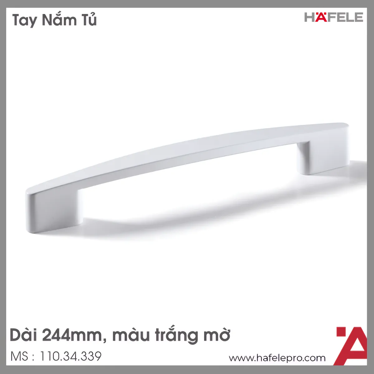 Tay Nắm Tủ 244mm H1350 Hafele 110.34.339