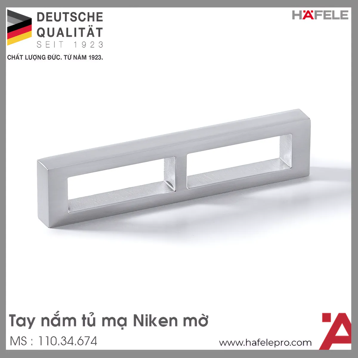 Tay Nắm Tủ H1320 Hafele 110.34.674