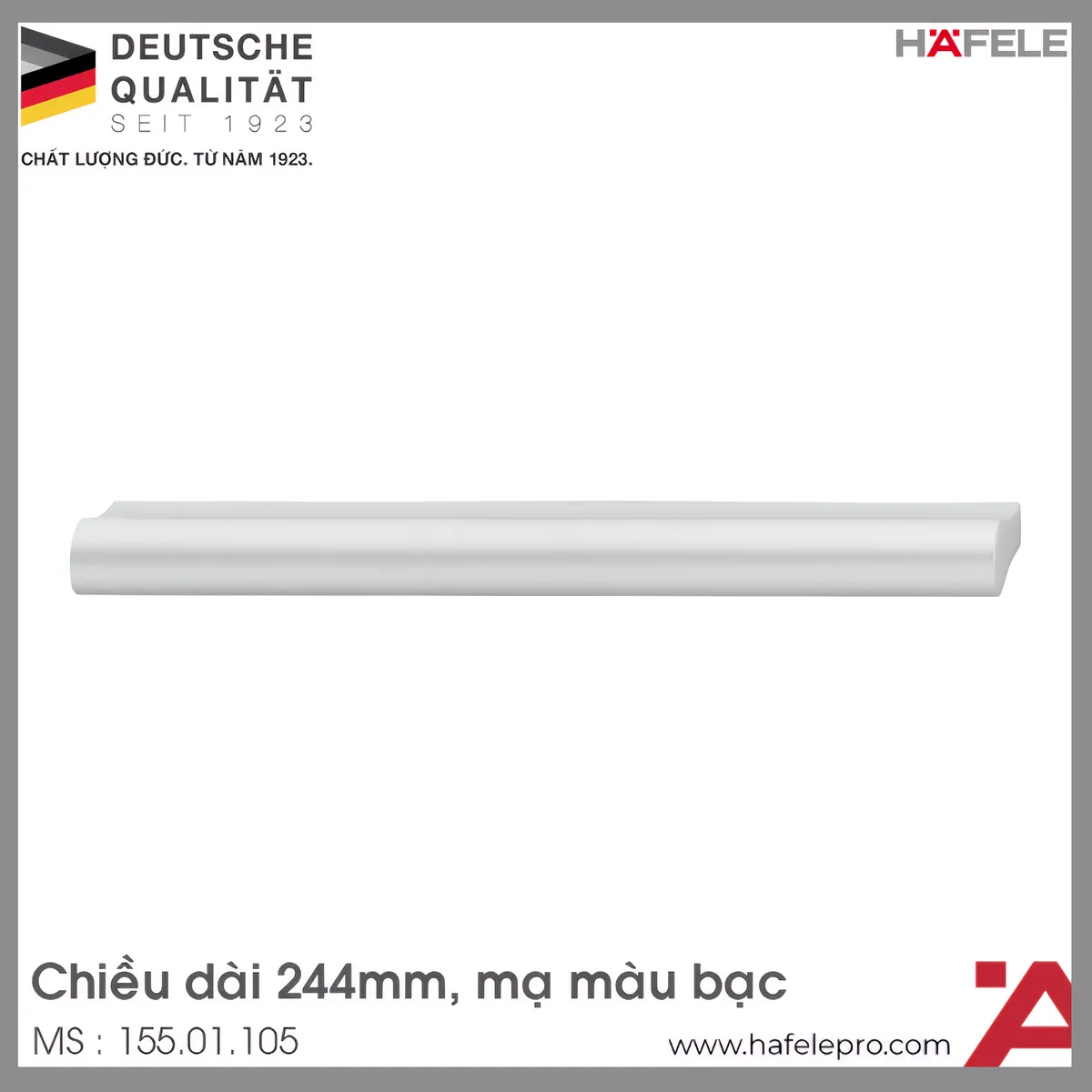 Tay Nắm Nhôm 244mm Hafele 155.01.105