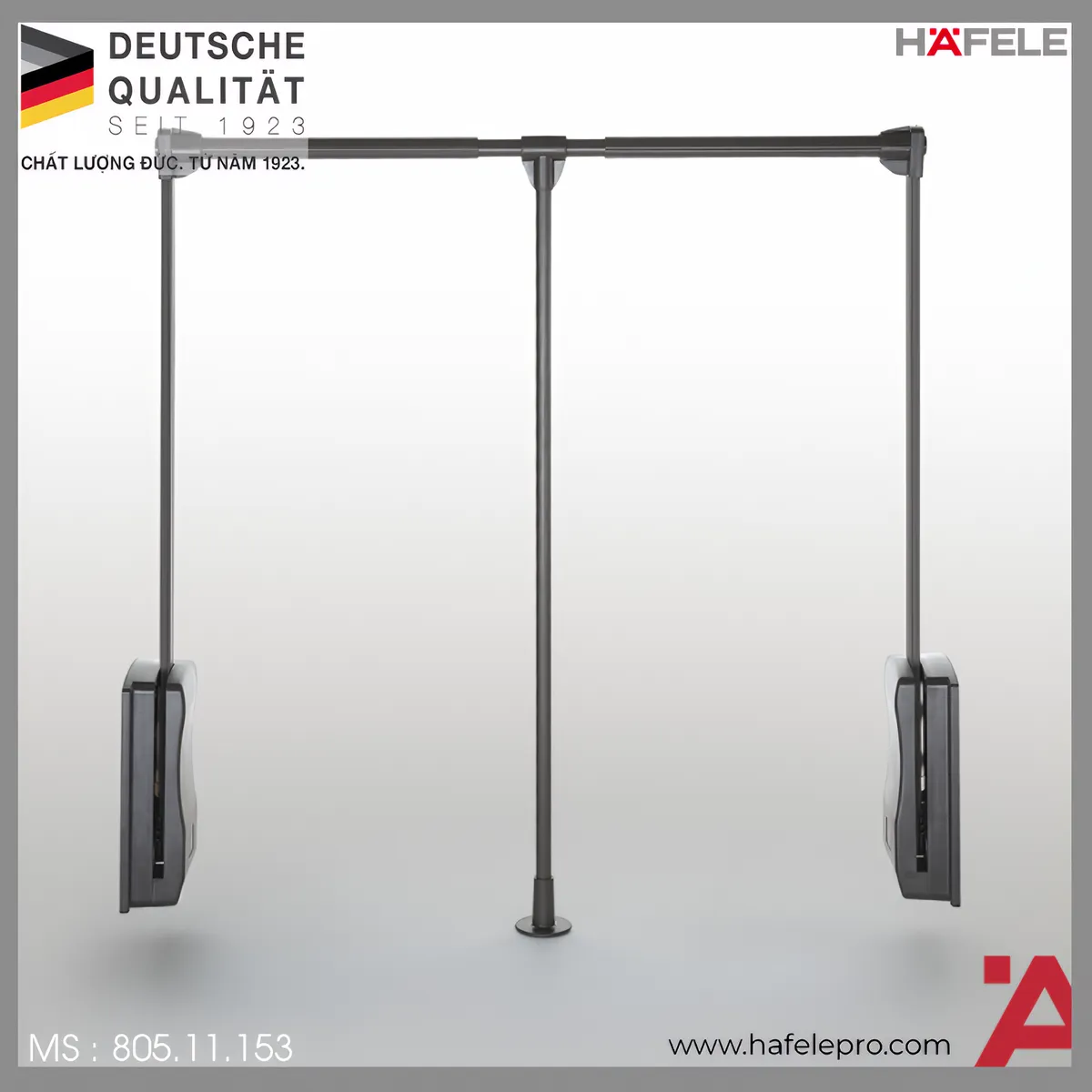 Tay Nâng Móc Áo 600 – 830mm Hafele 805.11.153