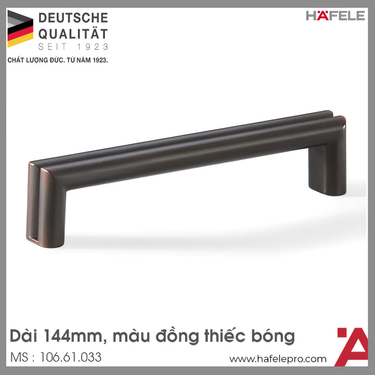 Tay Nắm Tủ 144mm H1570 Hafele 106.61.033