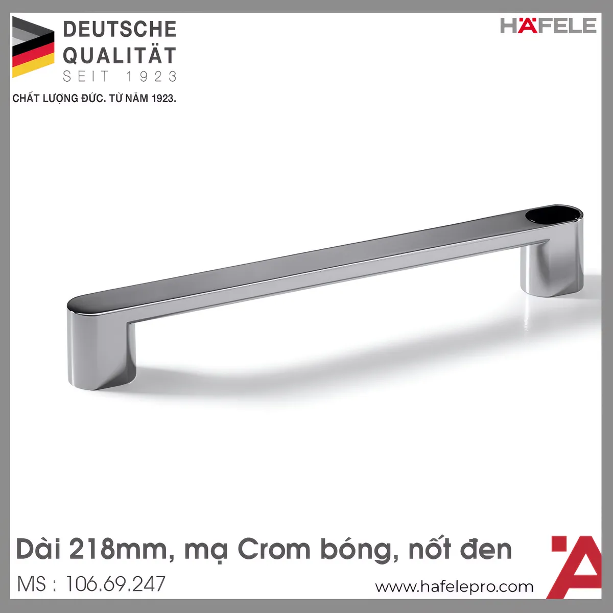 Tay Nắm Tủ 218mm H1370 Hafele 106.69.247