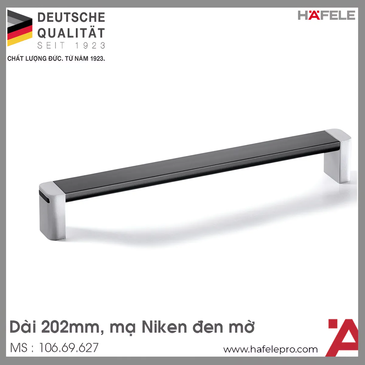 Tay Nắm Tủ 202mm H1365 Hafele 106.69.627