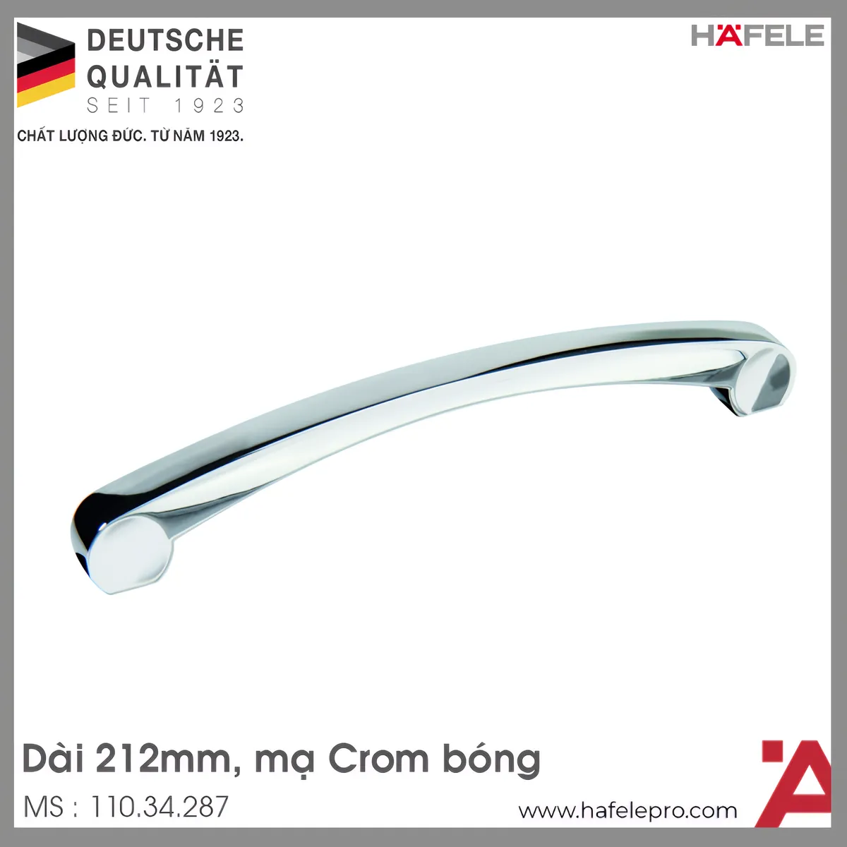 Tay Nắm Tủ 212mm H1325 Hafele 110.34.287