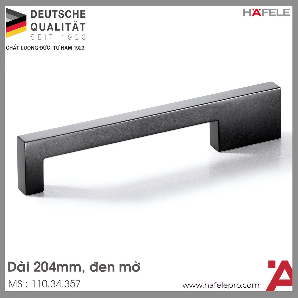 Tay Nắm Tủ 204mm H1380 Hafele 110.34.357