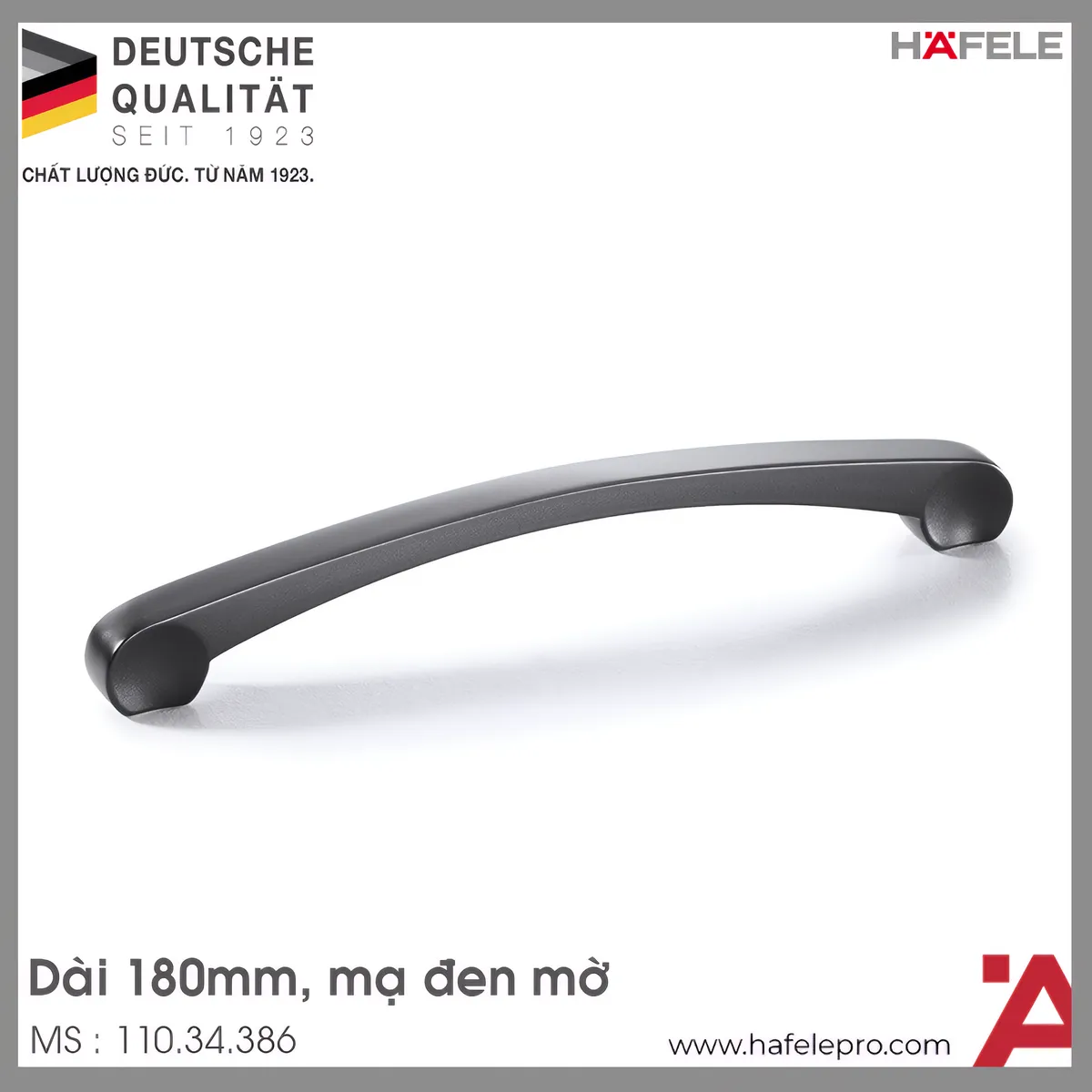 Tay Nắm Tủ 180mm H1325 Hafele 110.34.386
