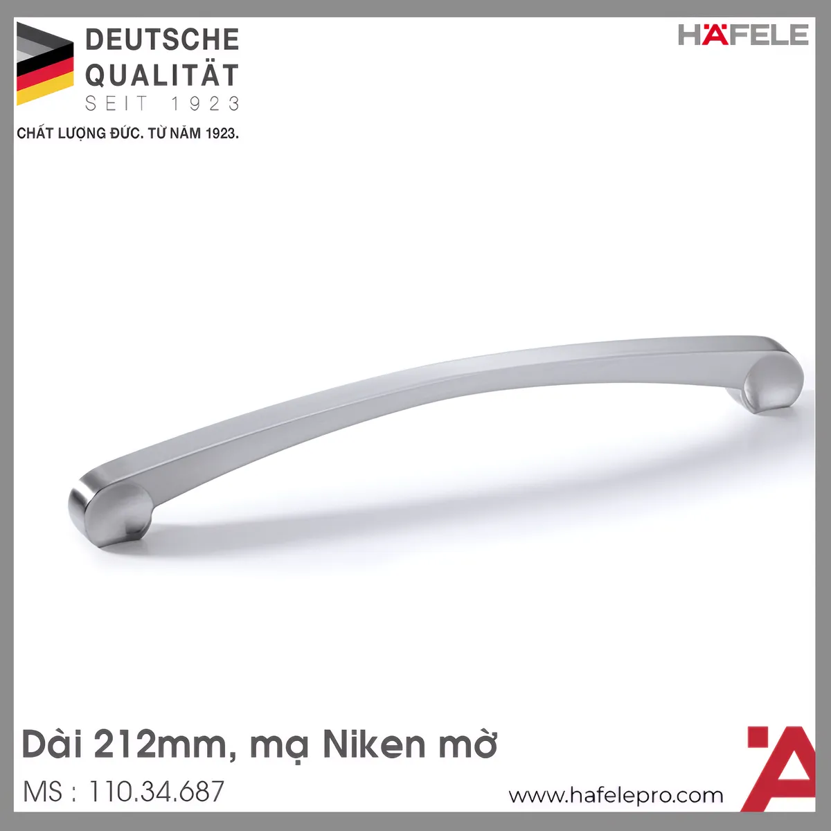 Tay Nắm Tủ 212mm H1325 Hafele 110.34.687