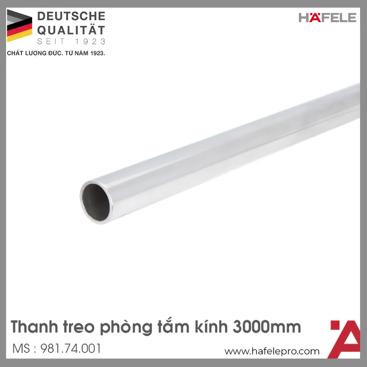 Thanh Treo Phòng Tắm Kính Hafele 981.74.001