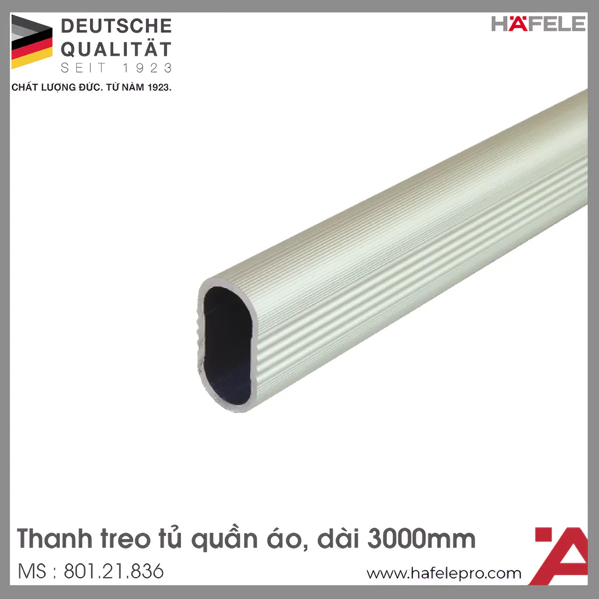 Giá Treo Quần Áo Oval Hafele 801.21.836