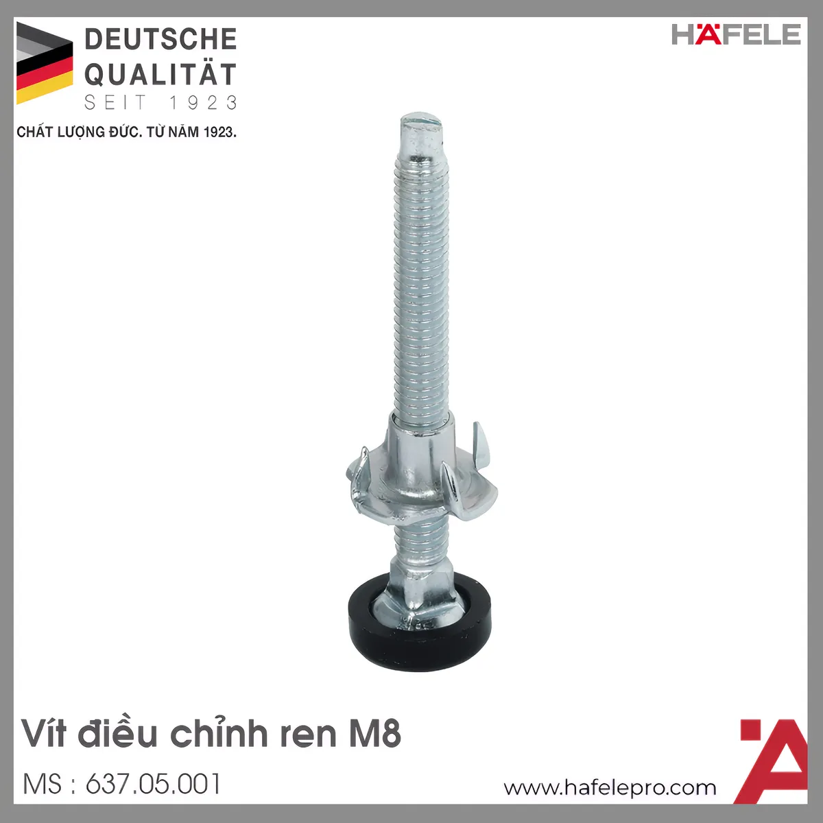 Vít Điều Chỉnh Ren M8 Hafele 637.05.001